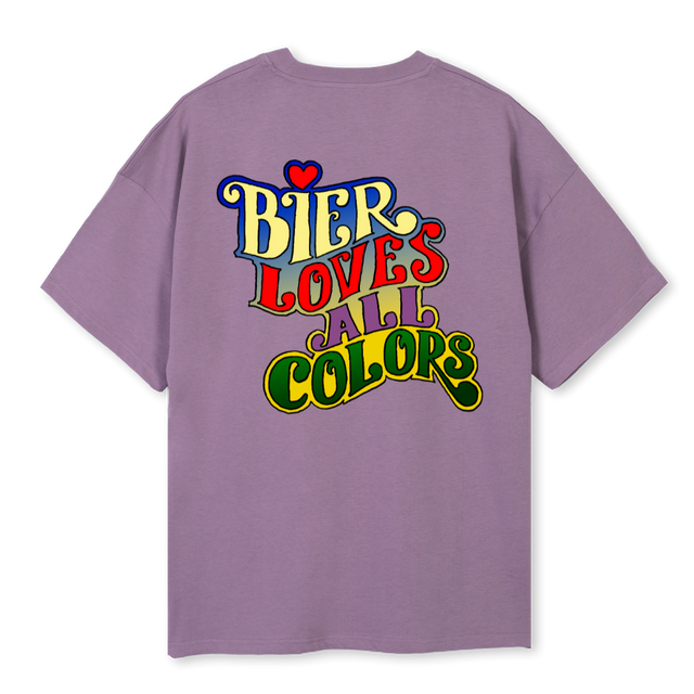 COLORSLILA Purple Oversized Tee.