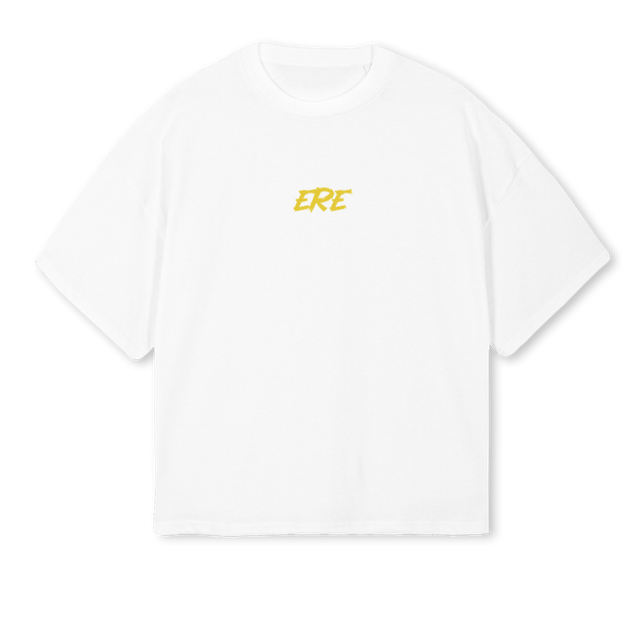 IIERESAMPLESIX White Oversized Boxy Tee.