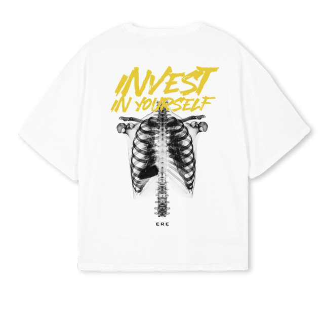 IIERESAMPLESIX White Oversized Boxy Tee.
