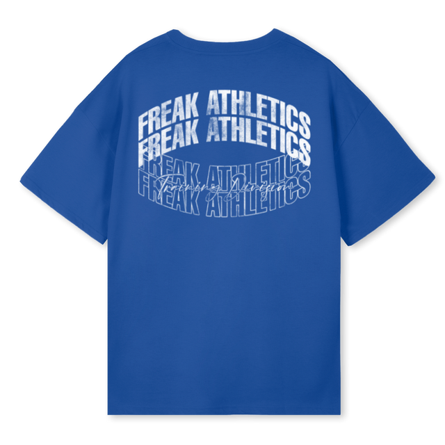 TRAINING_1 Cobalt Blue Oversized Tee.
