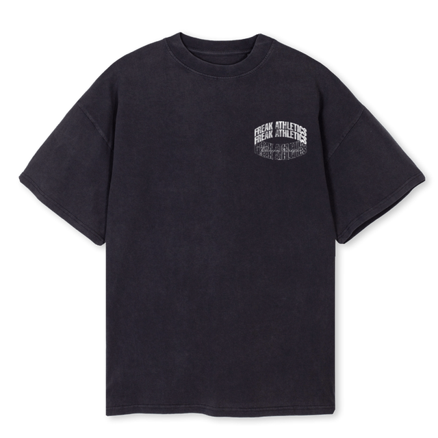 TRAINING_4  Vintage Black Oversized Tee.