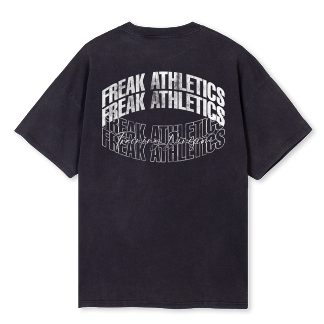 TRAINING_4  Vintage Black Oversized Tee.