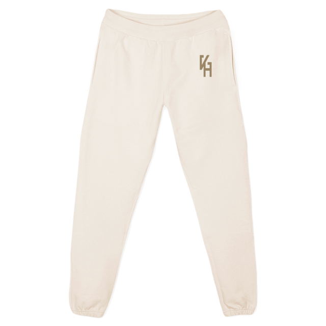 FAWNONVINTAGE Vintage White Relaxed Sweatpants.