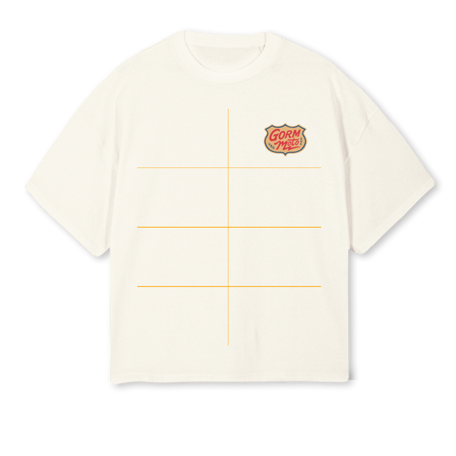YELLOWBIRD Cream Oversized Boxy Tee.