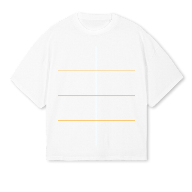 ALPINECLUBTSHIRTRED White Oversized Boxy Tee.