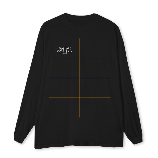 LSCREW Black Oversized LS Tee.