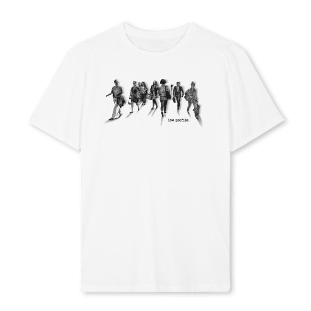 CROWDED White Regular Tee.