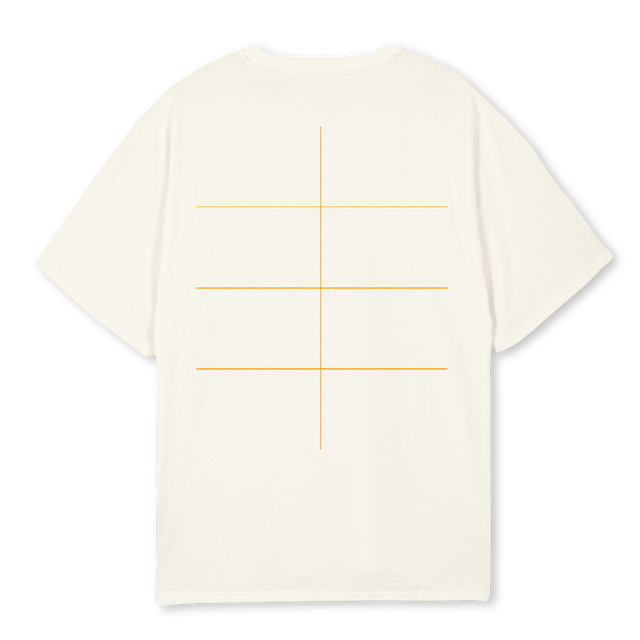 COT  Cream Oversized Tee.