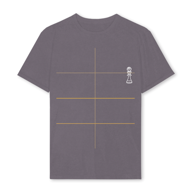 CHESS Pigment Grey Regular Tee.