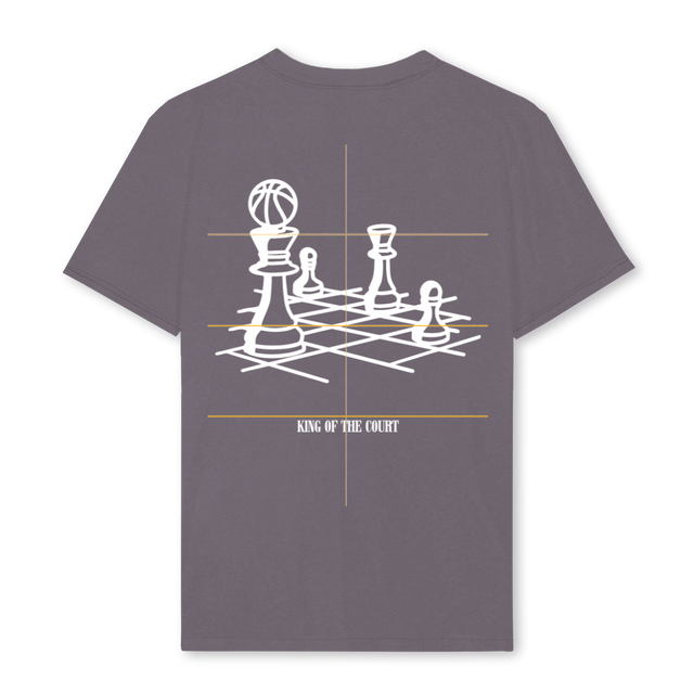 CHESS Pigment Grey Regular Tee.