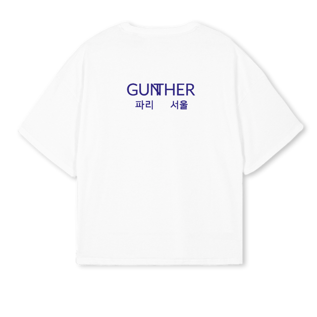 TSHIRTSEOUL White Oversized Boxy Tee.