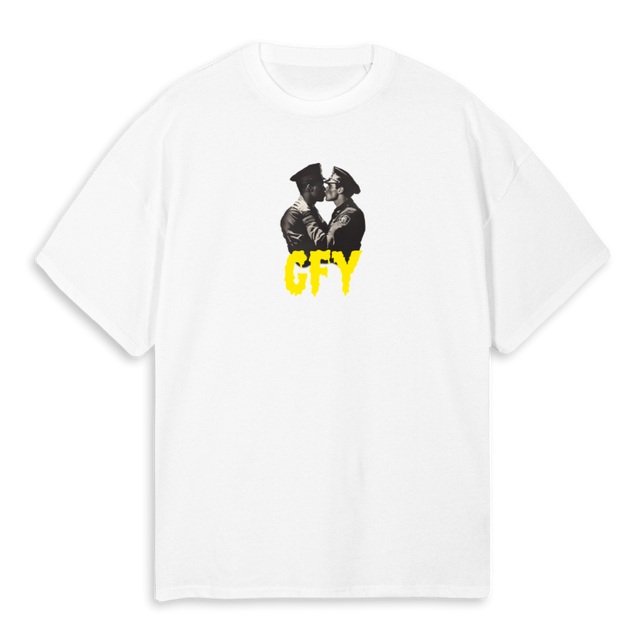 GFYFIVEOH White Oversized Tee.