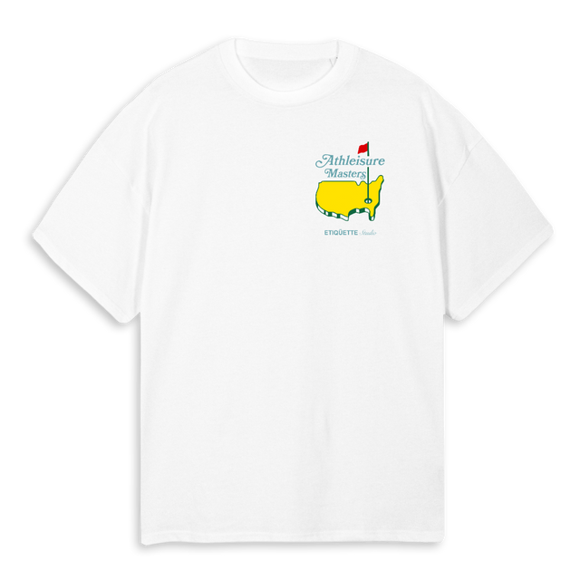 GOLFBYETIQUETTE White Oversized Tee.