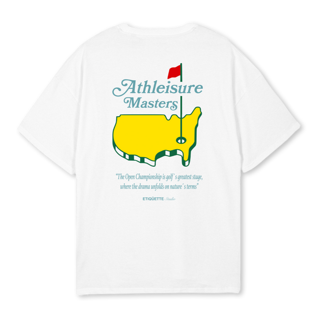 GOLFBYETIQUETTE White Oversized Tee.