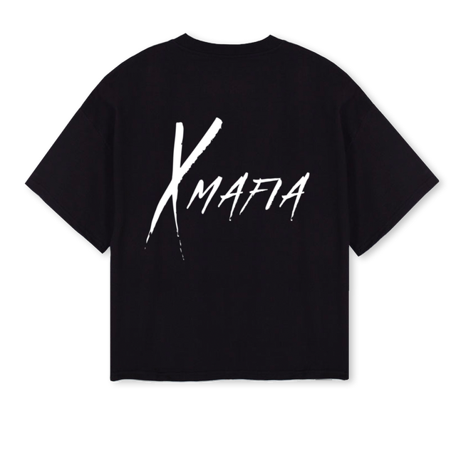 BXYTXXL Black Oversized Boxy Tee.