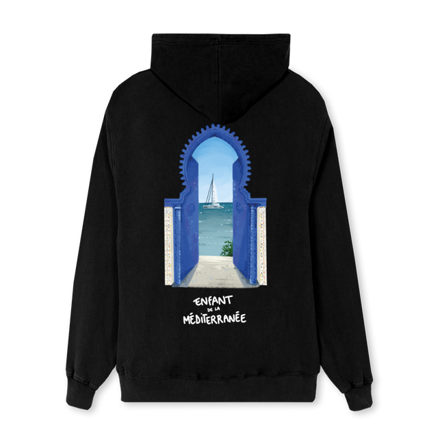VESTEZIPTREIZECLUB Black Regular Zipped Hoodie.