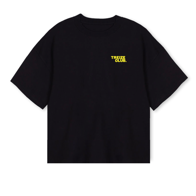 CITRONVF Black Oversized Boxy Tee.