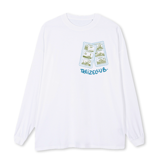 ENFANTMDTRN White Oversized LS Tee.