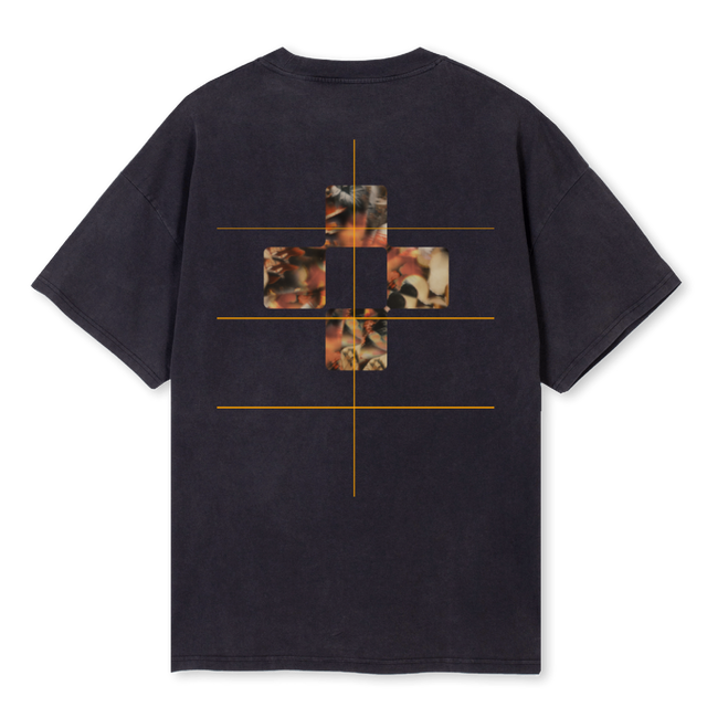 BRANKO SOM Vintage Black Oversized Tee.