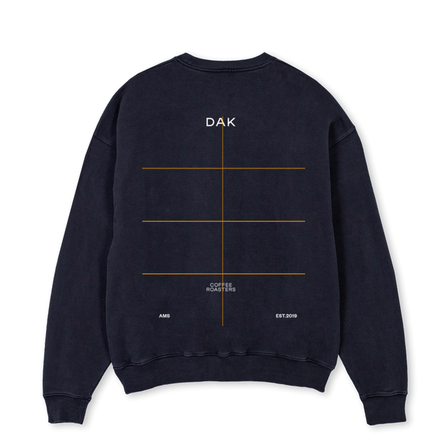 DCR SWEATSHIRT Vintage Black Oversized Crewneck Sweater.