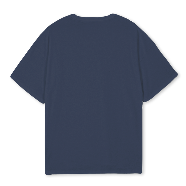 BEACHLADYONE Navy Blue Oversized Tee.