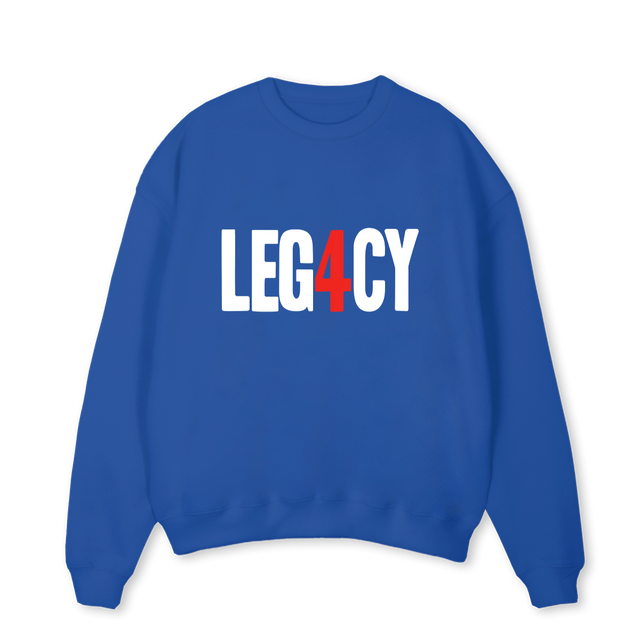 CLIPPERS_2  Cobalt Blue Oversized Crewneck Sweater.