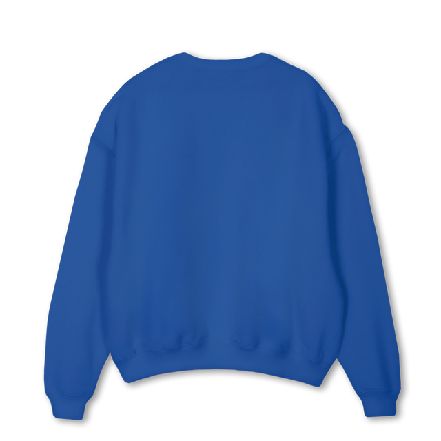 CLIPPERS_2  Cobalt Blue Oversized Crewneck Sweater.