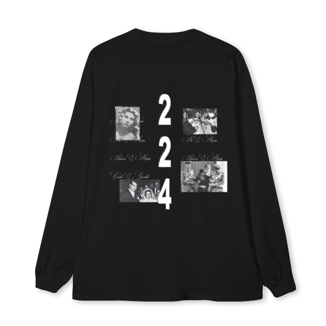 TILDEATHBLACK Black Oversized LS Tee.