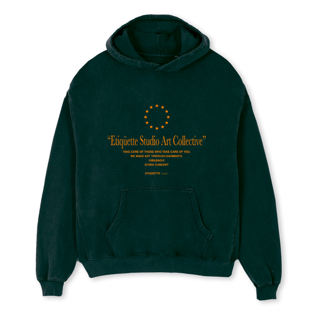 POPUPES Wild Green Oversized Hoodie.