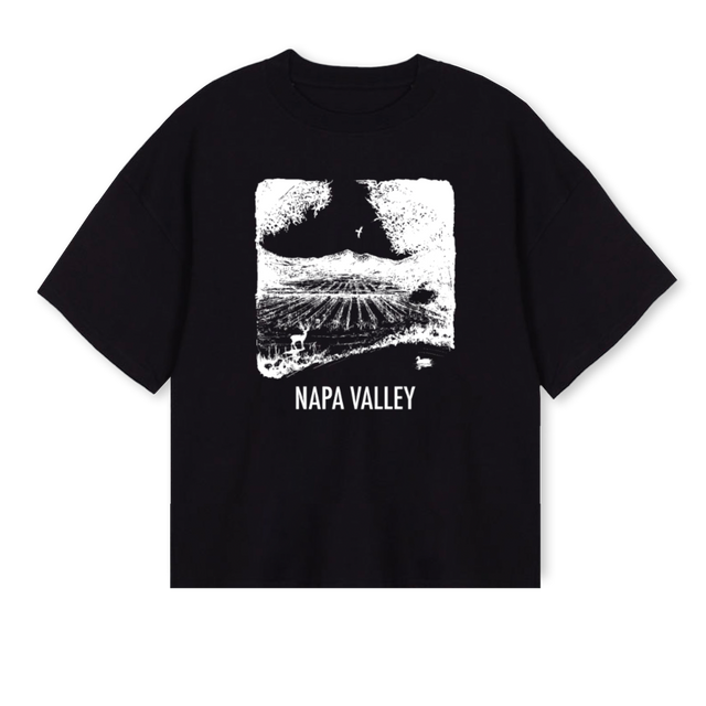 NVBLKO Black Oversized Boxy Tee.