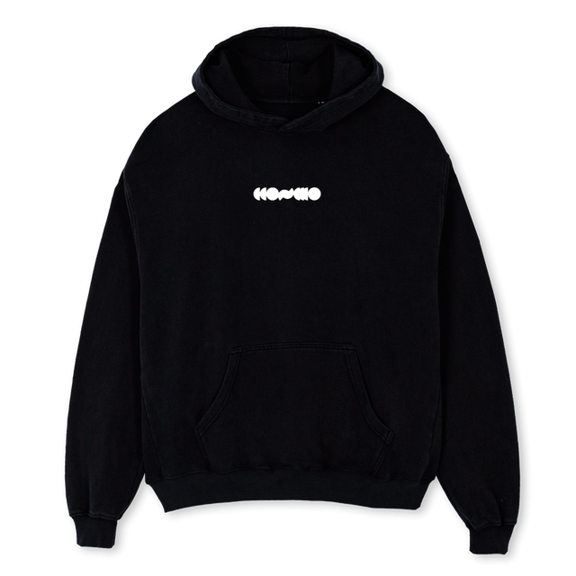 CCOSMOTOURZWEIHOODIE Black Oversized Hoodie.