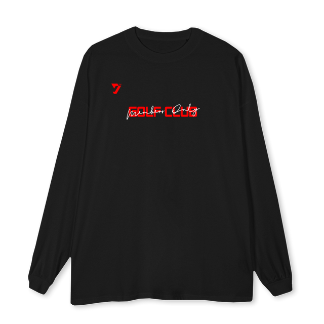 GOLFCLUB Black Oversized LS Tee.