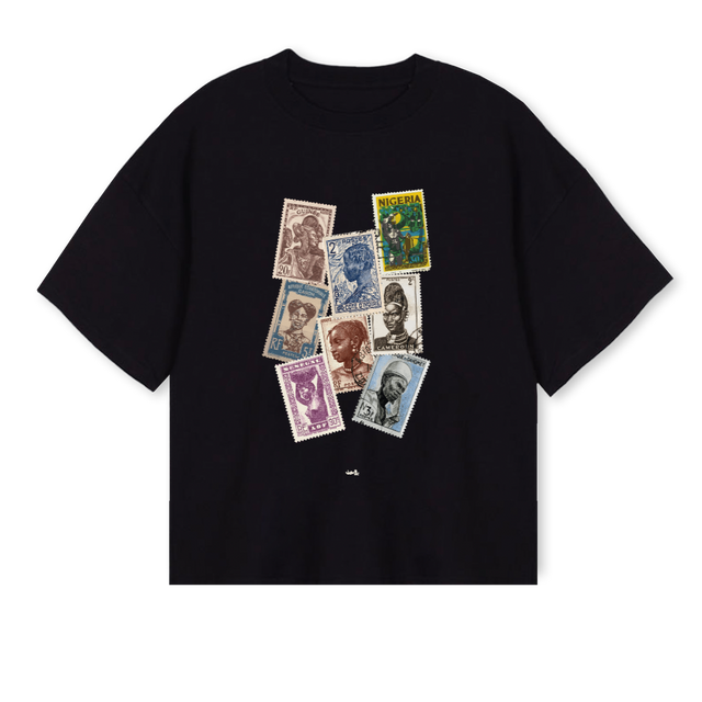 PFH BLAC Black Oversized Boxy Tee.