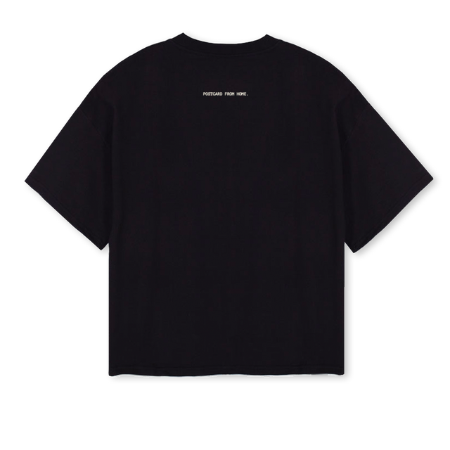 PFH BLAC Black Oversized Boxy Tee.