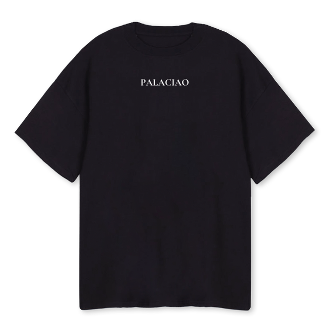 PALAOVERSIZEDOS BLAN Black Oversized Tee.