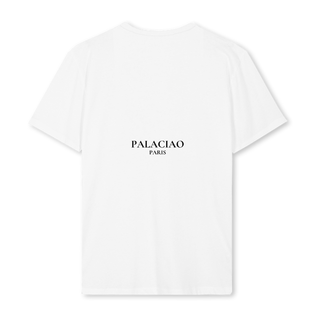 PALACIAODOS NOIR White Regular Tee.