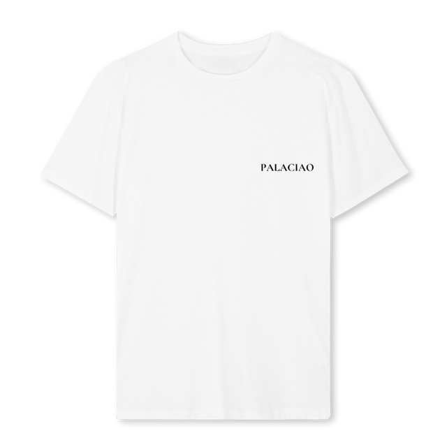 PALACIAOSIMPLE NOIR  White Regular Tee.