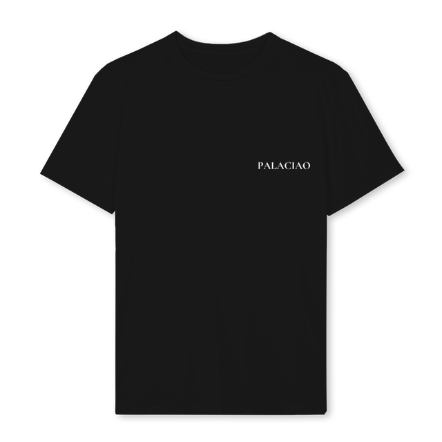 PALACIAOSIMPLE BLANC Black Regular Tee.