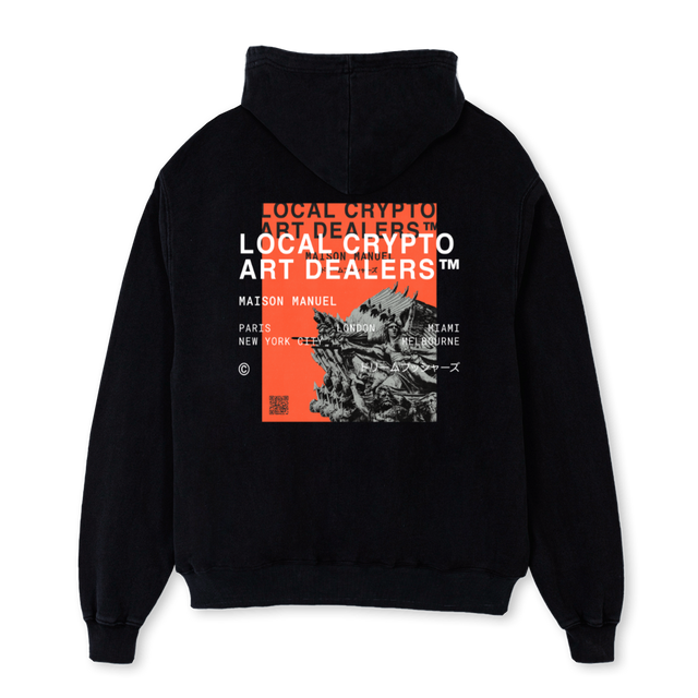 LCAD  Black Oversized Hoodie.