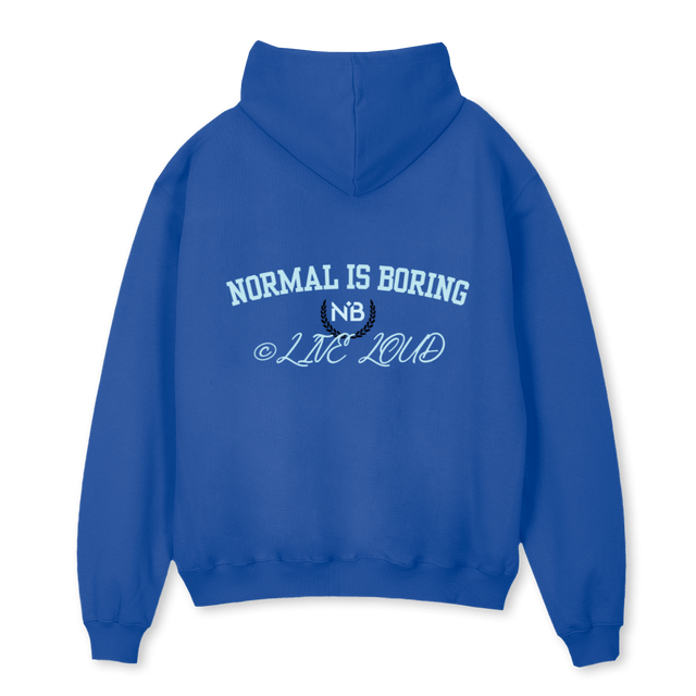 PLAYERSH Cobalt Blue Oversized Hoodie.