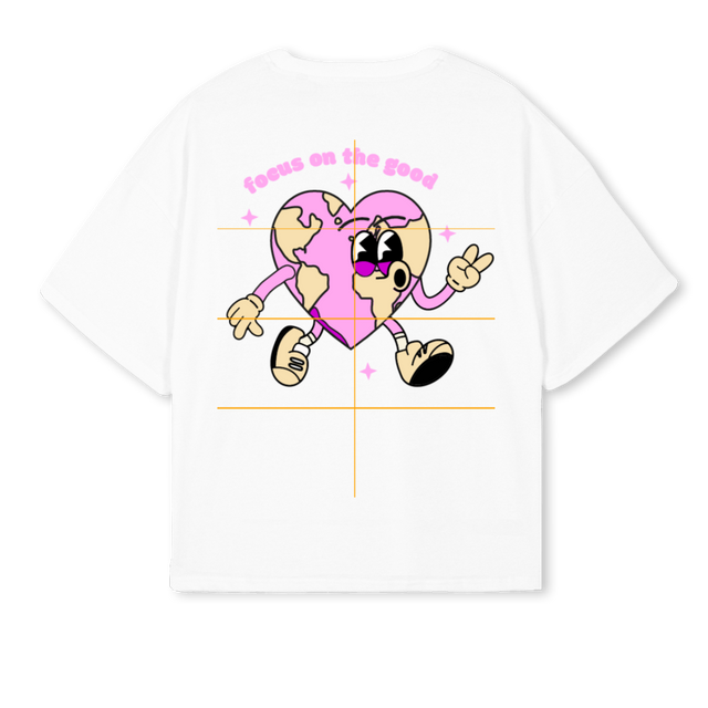 LOVBOYWHITE White Oversized Boxy Tee.