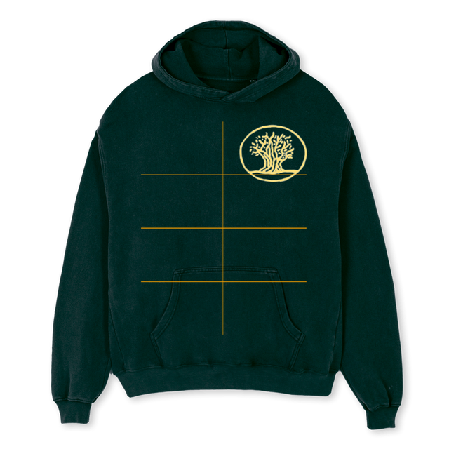 ALAMEDAOLIVETREE_1 Wild Green Oversized Hoodie.