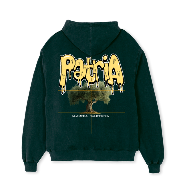 ALAMEDAHOODIE Wild Green Oversized Hoodie.