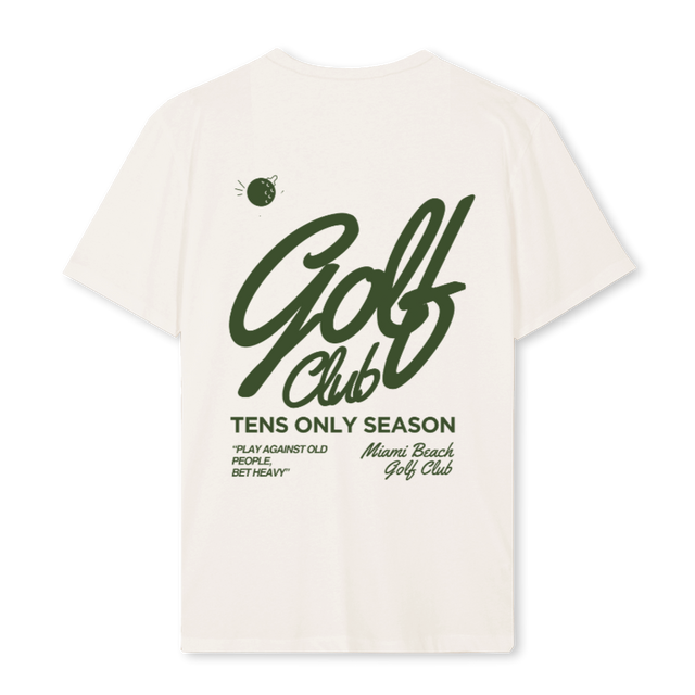 MIAMIBEACHGC Vintage White Regular Tee.