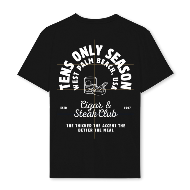 CIGARCLUB Black Regular Tee.