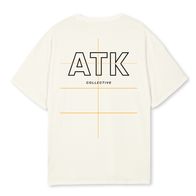 TMENVINTAGECREAM Cream Oversized Tee.