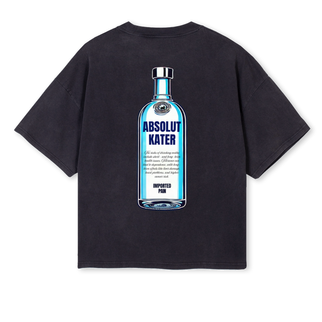 ABSOLUTKATERR Vintage Black Oversized Boxy Tee.