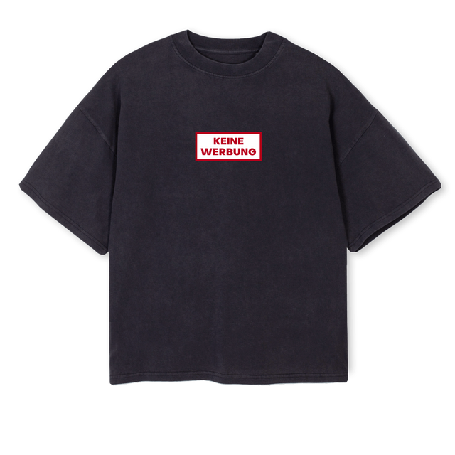 MACHTTOTBROO Vintage Black Oversized Boxy Tee.