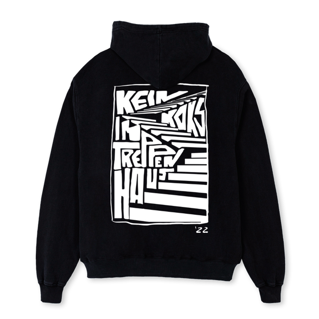 KKITHHOODIE Black Oversized Hoodie.