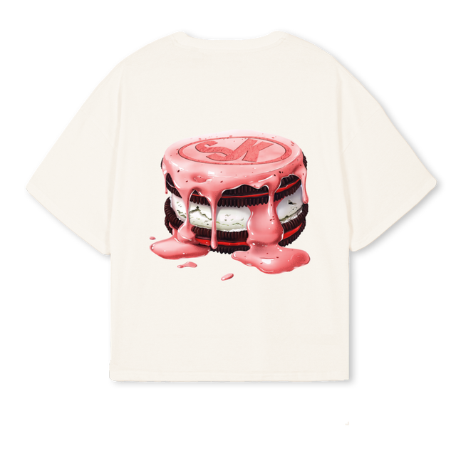 COOKIESTEEVTGWHT Vintage White Oversized Boxy Tee.